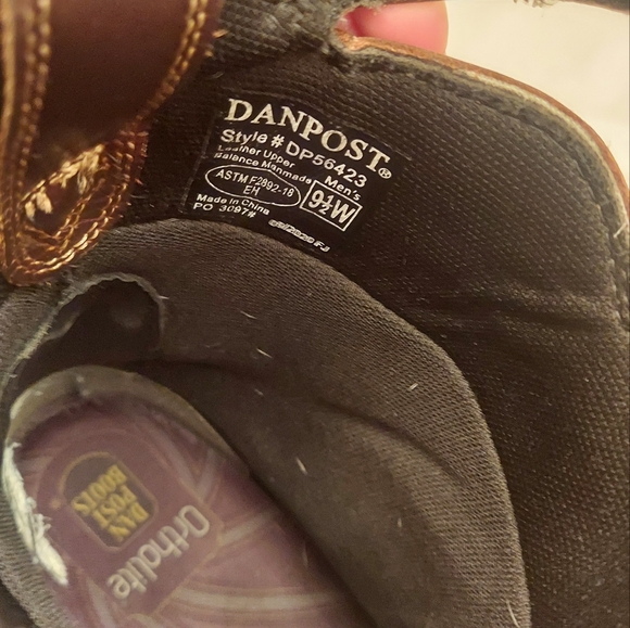 Dan Post Thunderhead Waterproof Leather boots Men's 9 1/2W - Picture 2 of 7